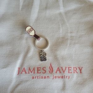 Retired James Avery Dangle ring